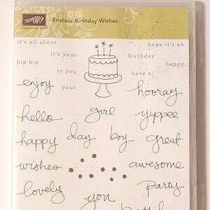 Stampin' Up! 'Endless Birthday Wishes' 27 piece stamp set